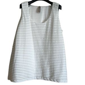 Penningtons women’s tank top 3x sleeveless blouse‎ gold metallic thread